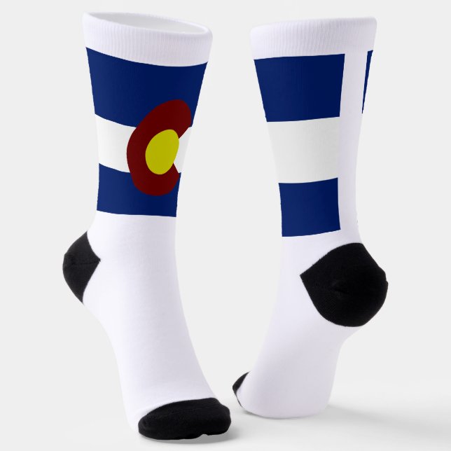 Flagge des Bundesstaates Colorado Socken (Gewinkelt)