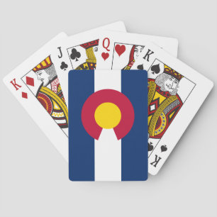 Flagge des Bundesstaates Colorado Spielkarten
