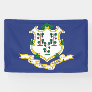 Flagge des Bundesstaates Connecticut Banner