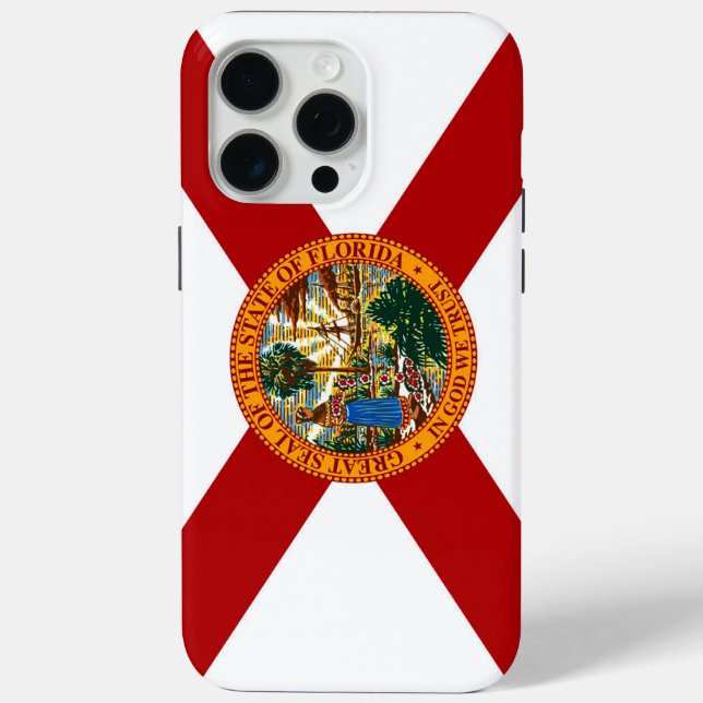 Flagge des Bundesstaates Florida Case-Mate iPhone Hülle (Rückseite)
