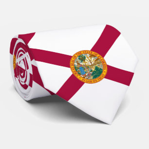 Flagge des Bundesstaates Florida Krawatte