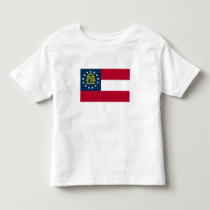 Flagge des Bundesstaates Georgia Kleinkind T-shirt