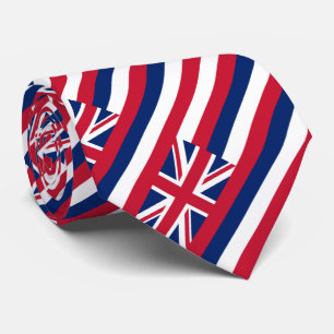 Flagge des Bundesstaates Hawaii Krawatte