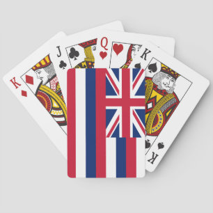 Flagge des Bundesstaates Hawaii Spielkarten