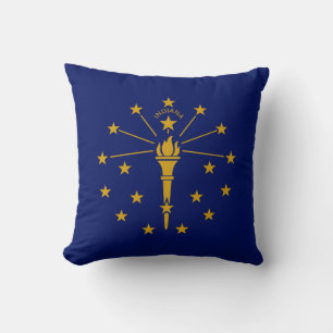 Flagge des Bundesstaates Indiana Kissen