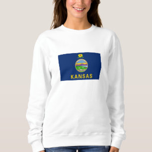 Flagge des Bundesstaates Kansas Sweatshirt