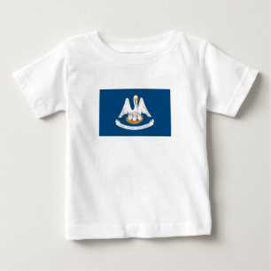 Flagge des Bundesstaates Louisiana Baby T-shirt