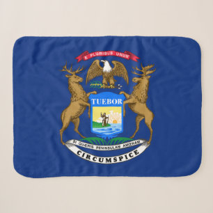 Flagge des Bundesstaates Michigan Sherpadecke