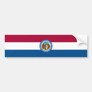 Flagge des Bundesstaates Missouri Autoaufkleber