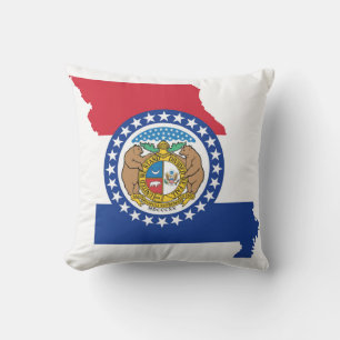 Flagge des Bundesstaates Missouri Kissen Für Draußen