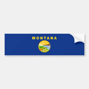 Flagge des Bundesstaates Montana Autoaufkleber