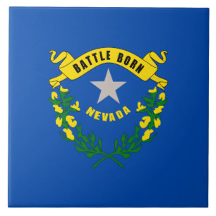 Flagge des Bundesstaates Nevada Fliese