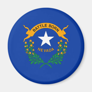 Flagge des Bundesstaates Nevada Magnet