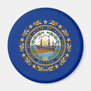 Flagge des Bundesstaates New Hampshire Magnet