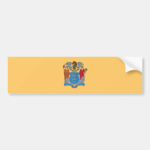 Flagge des Bundesstaates New Jersey Autoaufkleber
