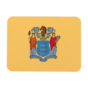 Flagge des Bundesstaates New Jersey Magnet