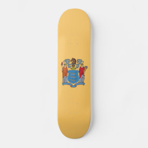 Flagge des Bundesstaates New Jersey Skateboard