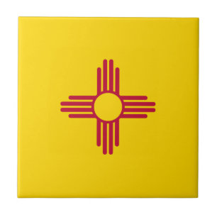 Flagge des Bundesstaates New Mexico Fliese
