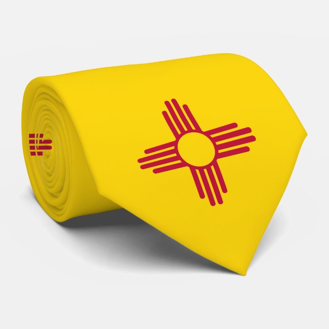 Flagge des Bundesstaates New Mexico Krawatte (Gerollt)