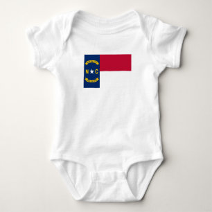 Flagge des Bundesstaates North Carolina Baby Strampler