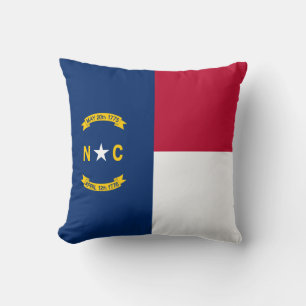 Flagge des Bundesstaates North Carolina Kissen