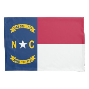 Flagge des Bundesstaates North Carolina Kissenbezug