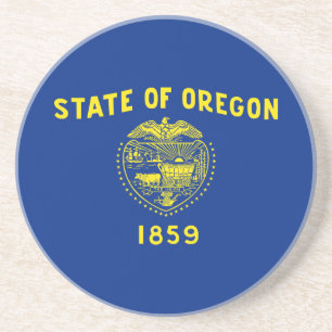 Flagge des Bundesstaates Oregon Getränkeuntersetzer