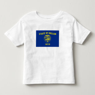 Flagge des Bundesstaates Oregon Kleinkind T-shirt
