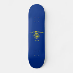 Flagge des Bundesstaates Oregon Skateboard