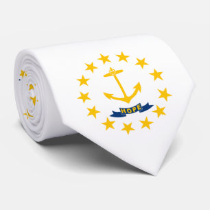Flagge des Bundesstaates Rhode Island Krawatte