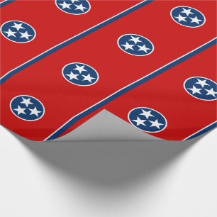 Flagge des Bundesstaates Tennessee Geschenkpapier