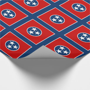 Flagge des Bundesstaates Tennessee Geschenkpapier