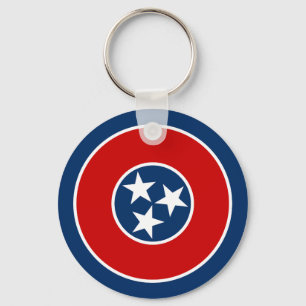 Flagge des Bundesstaates Tennessee Schlüsselanhänger