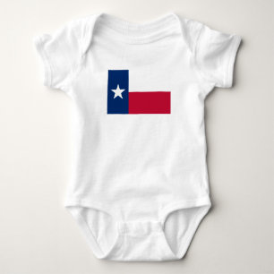 Flagge des Bundesstaates Texas Baby Strampler