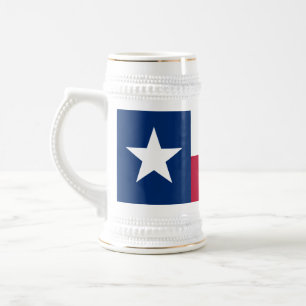 Flagge des Bundesstaates Texas Bierglas
