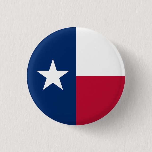 Flagge des Bundesstaates Texas Button (Vorderseite)