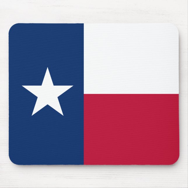 Flagge des Bundesstaates Texas Mousepad (Vorne)