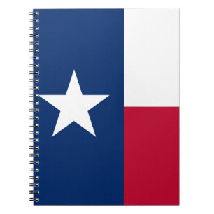 Flagge des Bundesstaates Texas Notizblock
