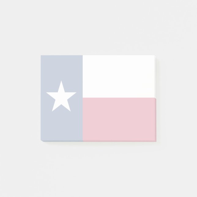 Flagge des Bundesstaates Texas Post-it Klebezettel (Vorderseite)