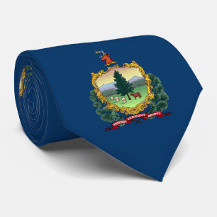 Flagge des Bundesstaates Vermont Krawatte