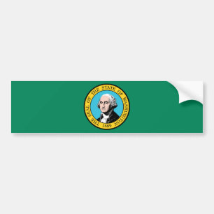Flagge des Bundesstaates Washington Autoaufkleber