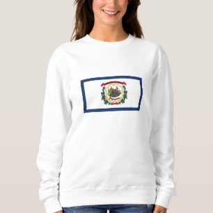 Flagge des Bundesstaates West Virginia Sweatshirt
