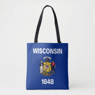 Flagge des Bundesstaates Wisconsin