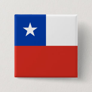 Flagge des Chilen Button