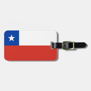 Flagge des Chilen Gepäckanhänger
