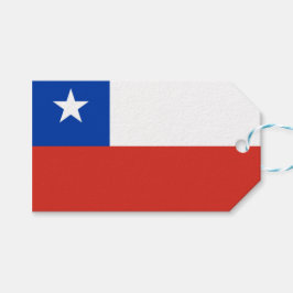 Flagge des Chilen Geschenkanhänger