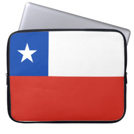Flagge des Chilen Laptopschutzhülle