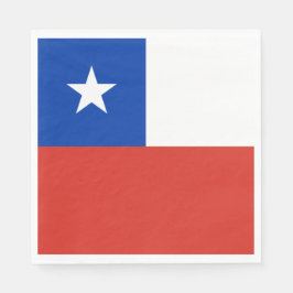 Flagge des Chilen Serviette