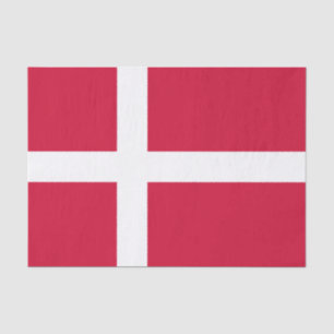 Flagge des dänischen Gewebepapiers Seidenpapier