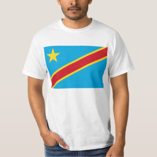 Flagge des Demokratische Republik Kongo-T-Shirts T-Shirt